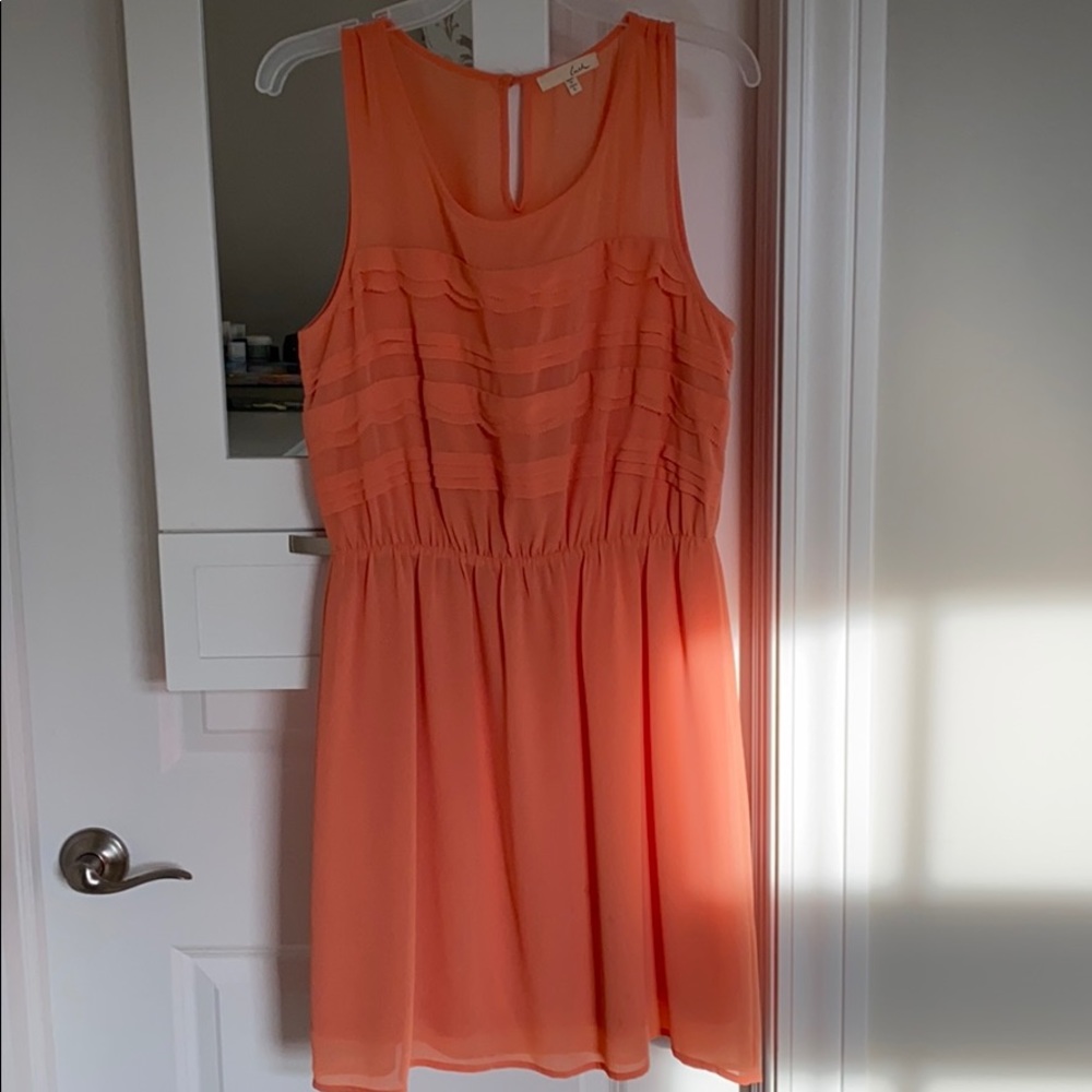 Peach Colored Dress